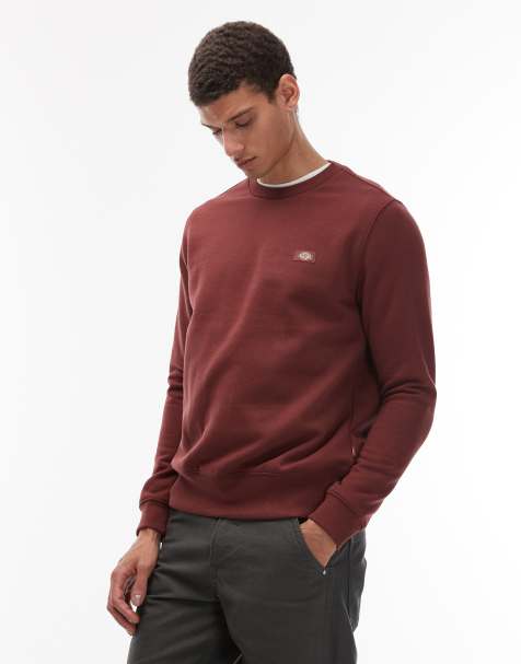 Dickies oakport sweatshirt in burgundy