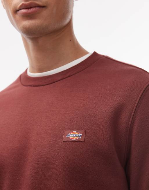 Dickies oakport sweatshirt in burgundy, 5 of 5
