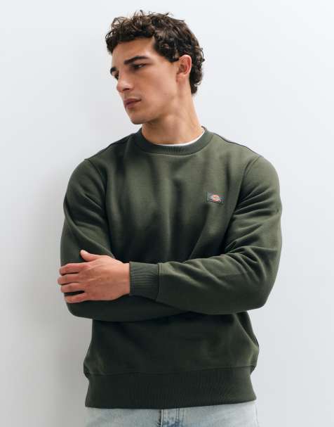 Dickies Oakport sweatshirt in kaki - view 1