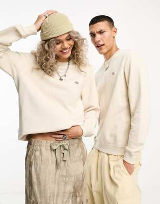 Dickies Dickies oakport sweatshirt in stone-Neutral