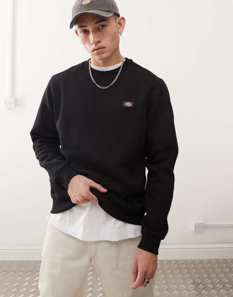Dickies - Oakport - Sweatshirt met klein logo in zwart - view 1