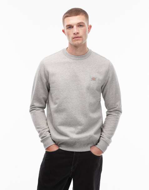 Dickies oakport sweatshirt in grey marl