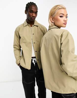 Dickies oakport coach jacket in khaki - ASOS Price Checker