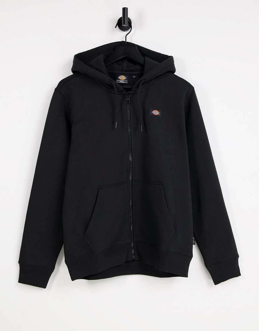 Dickies Oakport zip hoodie in black
