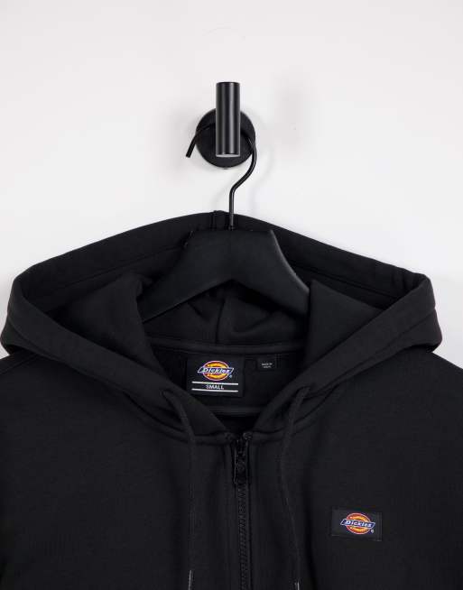 Dickies Oakport zip hoodie in black