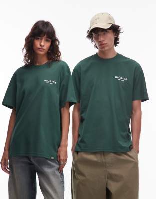 Dickies Oatfield Graphic Backprint T-shirt In Green