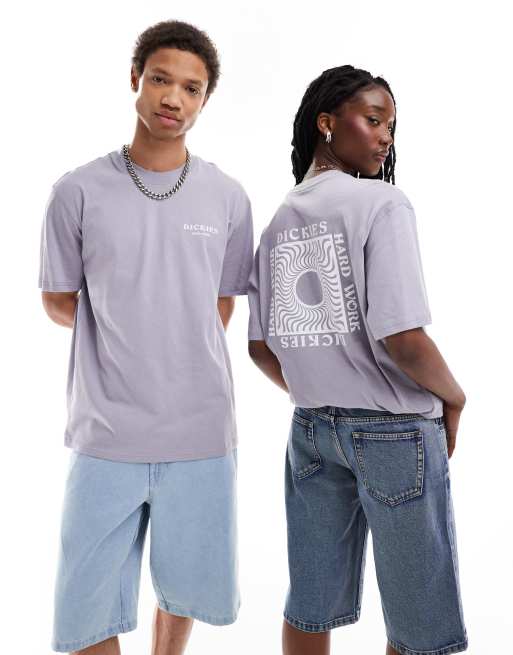 Dickies – Oatfield – Ljuslila t-shirt med korta ärmar