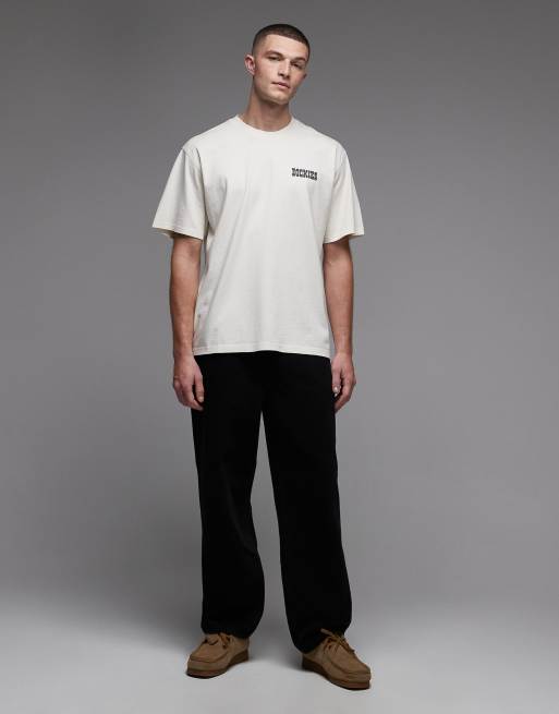 Dickies - Oatfield - Råhvid T-shirt med print på ryggen, 2 af 5