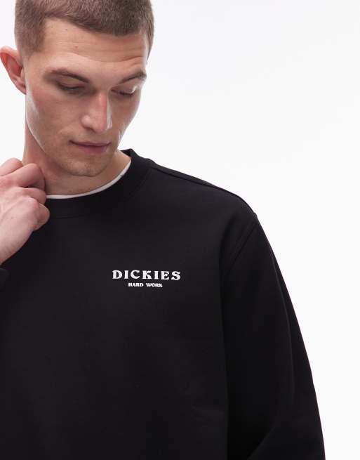 Dickies - Oatfield - Sweatshirt met grafische print op de achterkant in zwart, 5 van 5