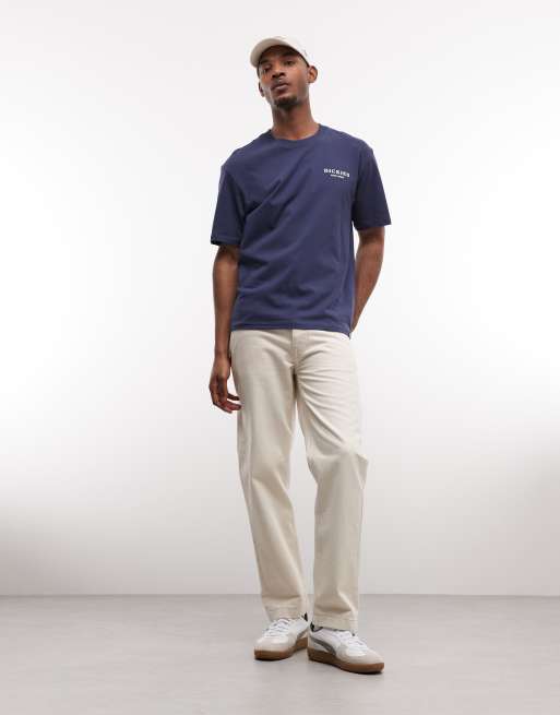 Dickies – Oatfield – T-Shirt in Marineblau mit Rückenprint, exklusiv bei ASOS, 2 von 5