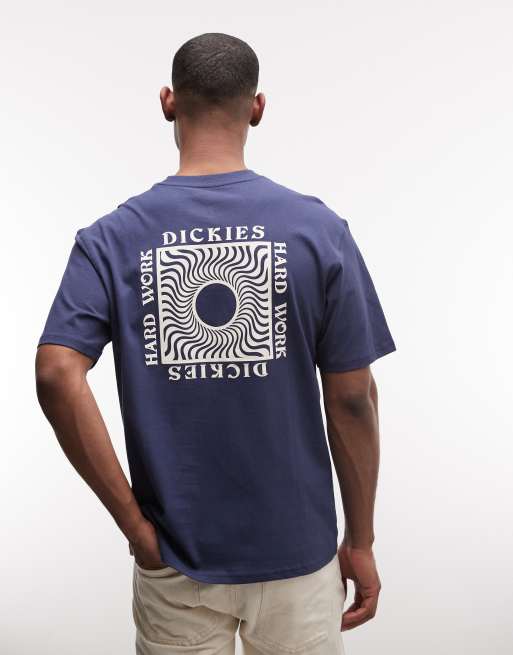Dickies – Oatfield – T-Shirt in Marineblau mit Rückenprint, exklusiv bei ASOS, 3 von 5