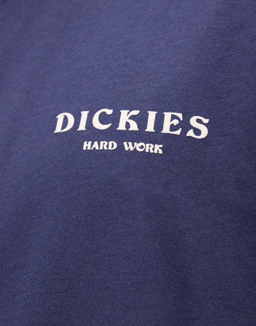 Dickies – Oatfield – T-Shirt in Marineblau mit Rückenprint, exklusiv bei ASOS, 4 von 5