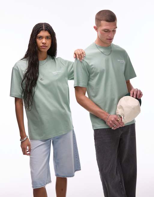 Dickies - Oatfield - T-shirt med grafisk rygtryk i lysegrøn, 3 af 4