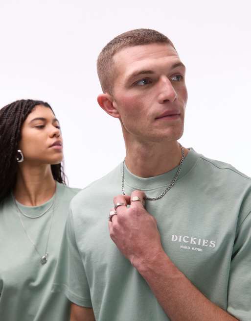 Dickies - Oatfield - T-shirt med grafisk rygtryk i lysegrøn, 4 af 4