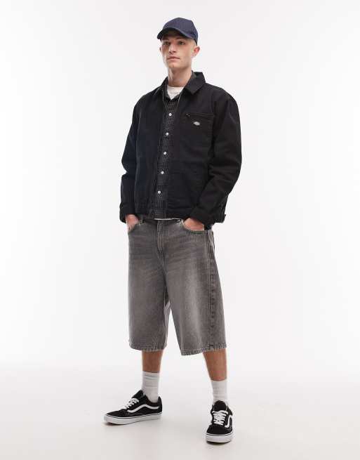 Dickies - Ongevoerd schildersjack van canvas in zwart, 2 van 5
