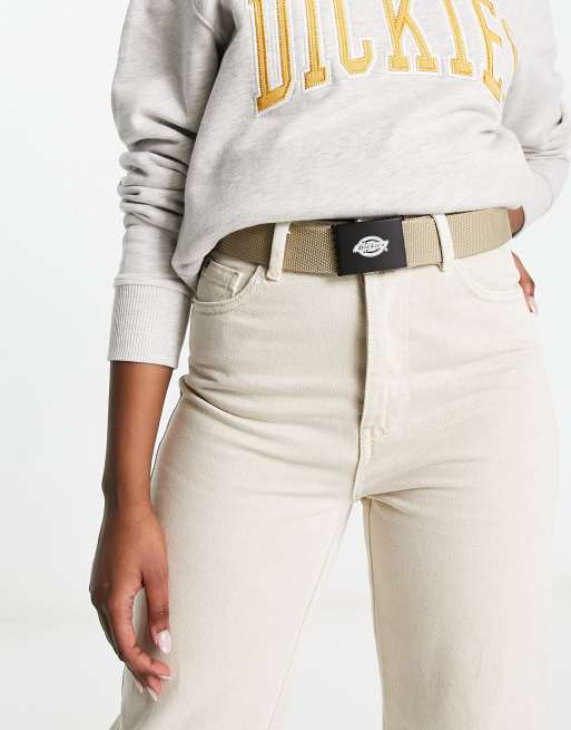 Dickies orcutt canvas belt in khaki | ASOS