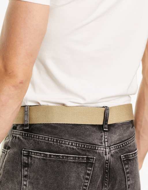 Dickies orcutt canvas belt in khaki | ASOS