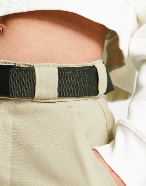 Dickies orcutt canvas belt in olive green