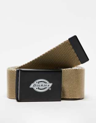 Dickies Dickies orcutt clip belt in khaki-Neutral