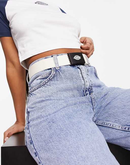 Dickies – Orcutt – Płócienny pasek w kolorze złamanej bieli, 4 z 4