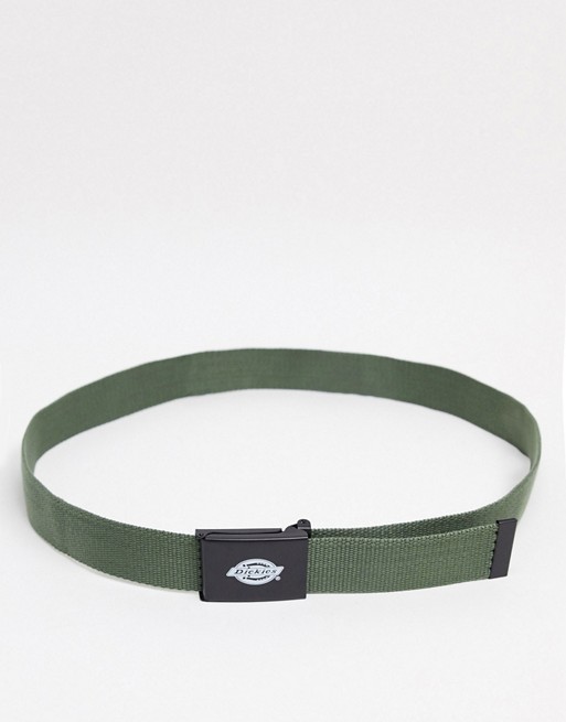Dickies Orcutt webbing belt in army green