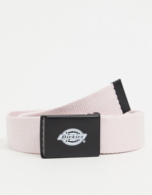 Dickies Orcutt webbing belt in pink