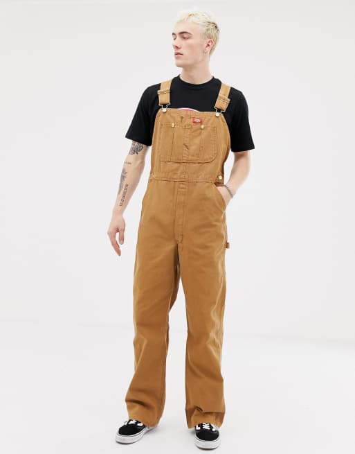 Dickies overalls in brown duck ASOS