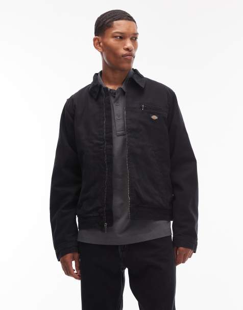 Dickies – Painter – Jacke aus Leinen in Schwarz - view 1