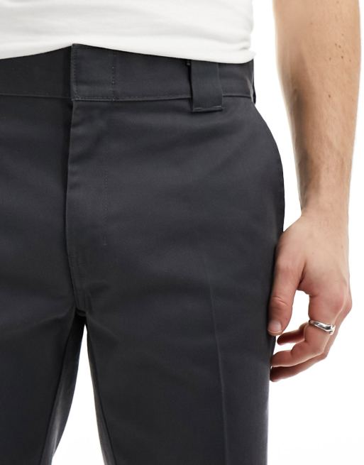 Dickies - Pantaloncini slim grigi, 3 di 5