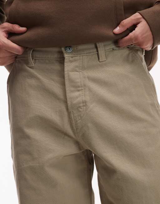 Dickies - Pantaloni in tela cuoio chiaro slavato, 5 di 5