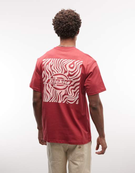 Dickies – Paradise – Röd t-shirt med tryck baktill - exklusivt hos ASOS, 3 av 5