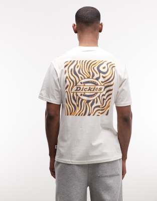 Paradise - T-Shirt in Wollweiß mit Rückenprint, exklusiv bei ASOS Weiß L