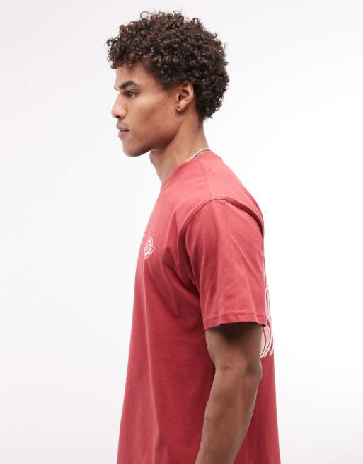 Dickies - Paradise - T-shirt rossa con stampa sul retro - In esclusiva per ASOS, 4 di 5