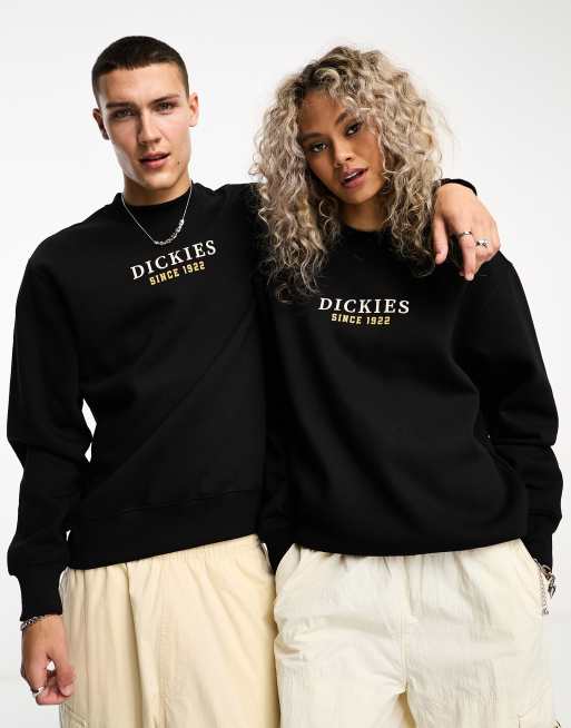 Dickies - Park - Felpa nera con logo centrale, 4 di 4