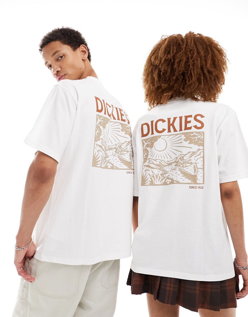 Dickies patrick springs back print t-shirt in white