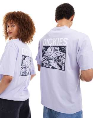 Dickies - Patrick Springs - T-Shirt in Flieder mit Rückenprint-Lila