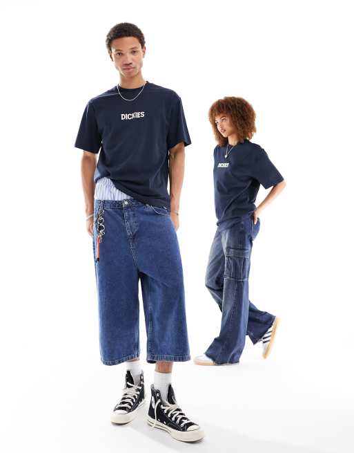 Dickies - Patrick Springs - T-shirt met print op de achterkant in donker marineblauw, 2 van 4
