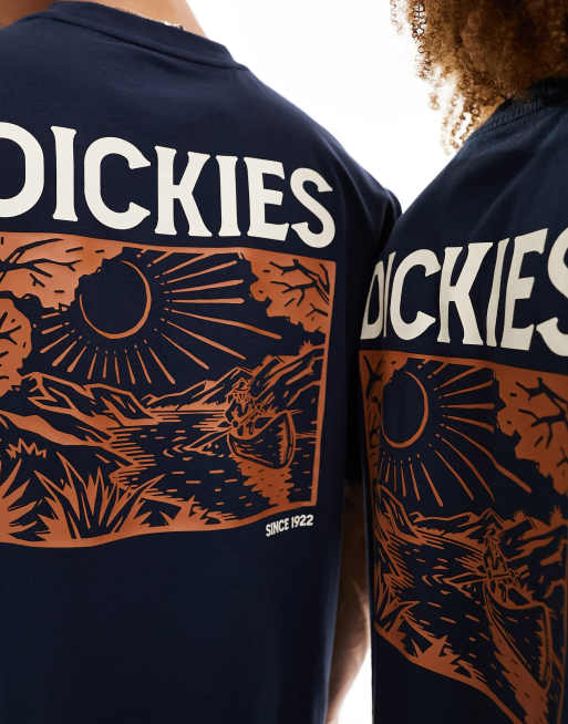 Dickies - Patrick Springs - T-shirt met print op de achterkant in donker marineblauw, 3 van 4