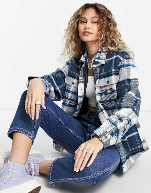 Dickies - Pedro Bay - Giacca blu a quadri