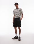 [Dickies] Dickies Pelican Rapids cotton shorts in black S BLACK