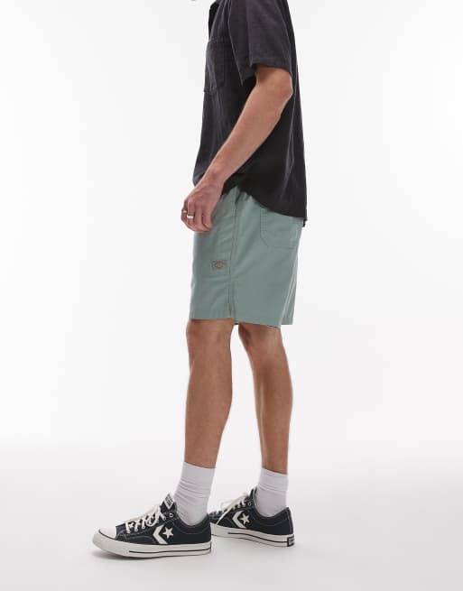 Dickies pelican rapids cotton shorts in light green, 4 of 5