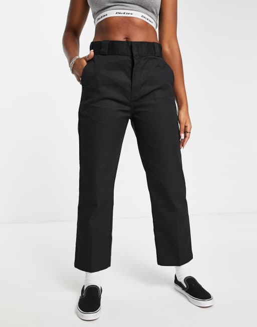 Dickies - Phoenix - Cropped broek met rechte pijpen in zwart