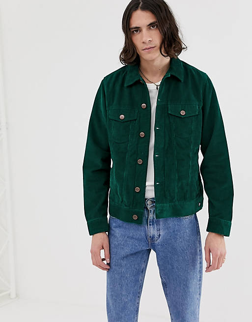 Dickies Piermont cord jacket in green | ASOS