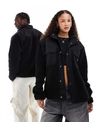 Dickies - Pinesdale - Fleece-Jacke in Schwarz