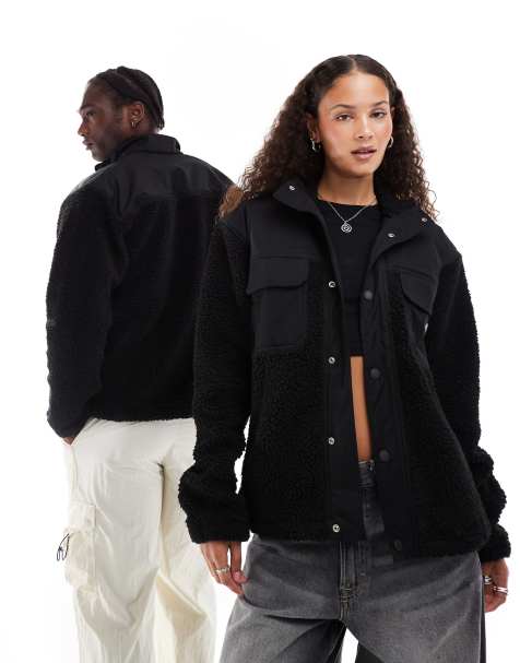 Dickies – Pinesdale – Fleece-Jacke in Schwarz - view 1