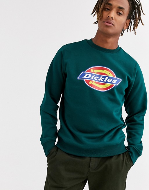 Dickies Pittsburgh sweat with large logo in forest green