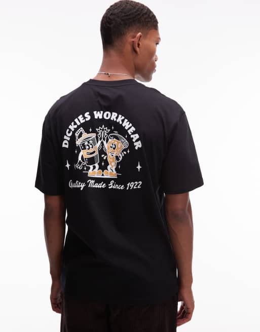 Dickies pizza graphic back print t-shirt in black - Exclusive to ASOS, 4 of 4