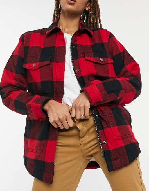 Dickies red outlet and black jacket