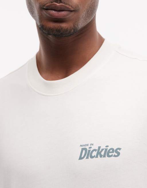 Dickies – Plainfield – Naturvit t-shirt med tryck baktill, exklusivt hos ASOS, 4 av 5