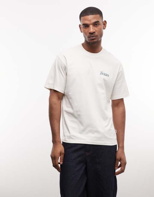 Dickies – Plainfield – Naturvit t-shirt med tryck baktill, exklusivt hos ASOS, 5 av 5